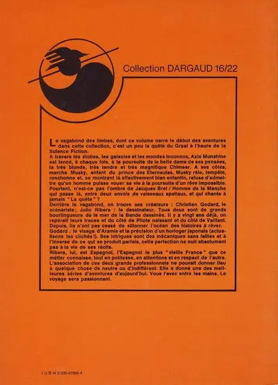 Verso de l'album Le Vagabond des Limbes 16/22 Tome 1
