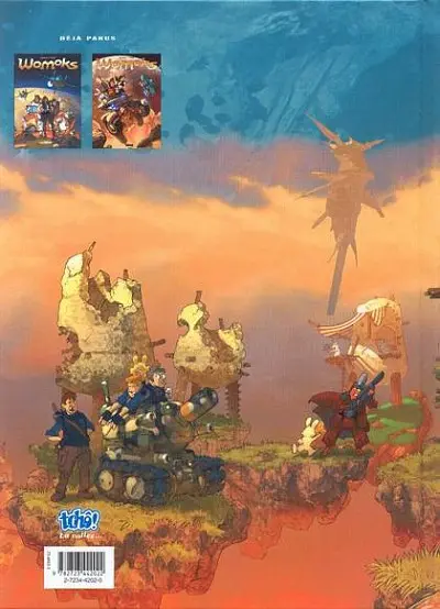 Verso de l'album Womoks Tome 3 Albon, les brutes et les truands