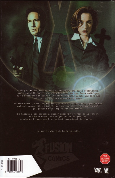Verso de l'album The X-Files - La vérité est ailleurs Tome 2 Possessions
