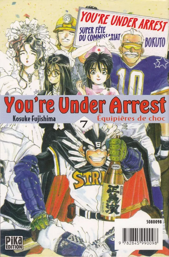 Verso de l'album You're under arrest 7