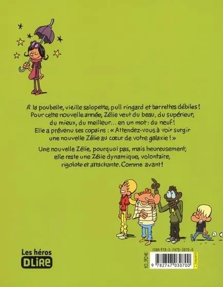 Verso de l'album Zélie et compagnie Tome 5 La nouvelle Zélie