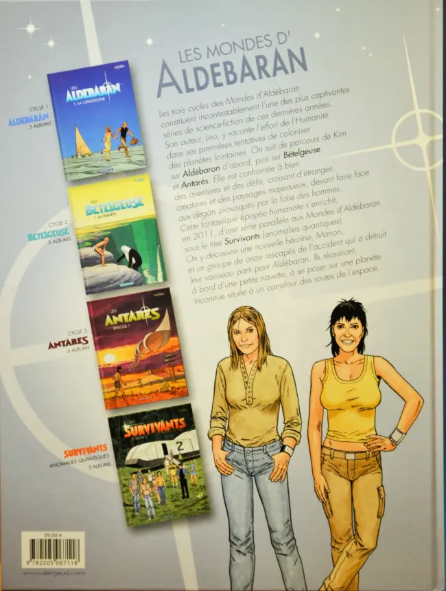 Verso de l'album Aldébaran L'Intégrale