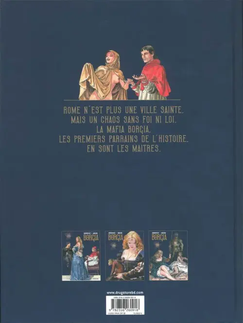 Verso de l'album Borgia Tome I Du sang pour le pape