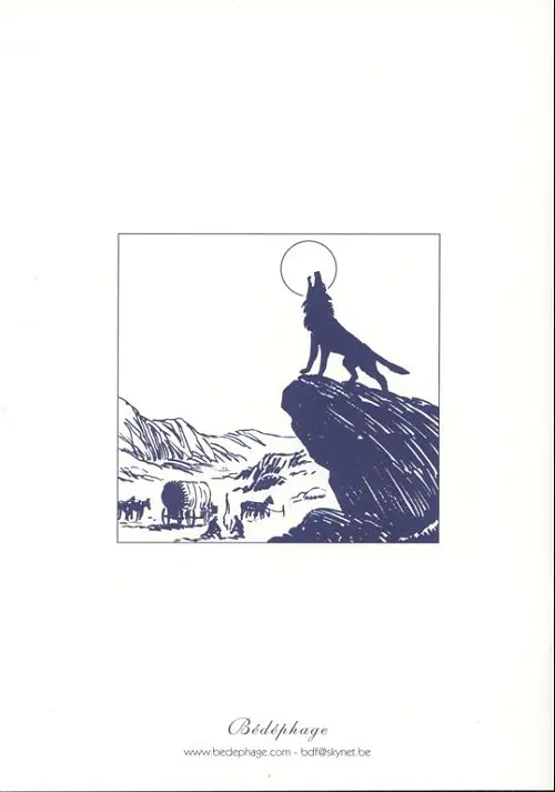 Verso de l'album Lieutenant Burton Tome 1