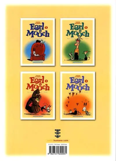 Verso de l'album Earl & Mooch Tome 1 La nuit des chasseurs