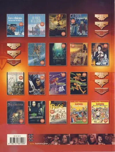 Verso de l'album L'Incal Tome 1 L'Incal Noir