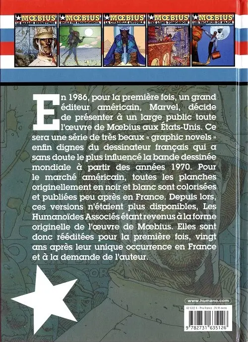 Verso de l'album Major Fatal Tome 1 Le garage hermétique