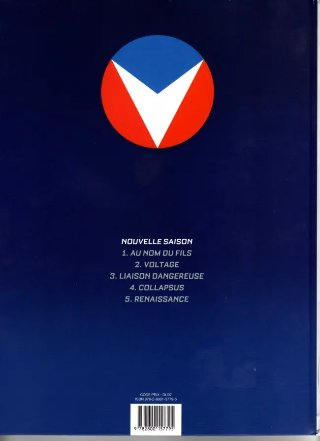 Verso de l'album Michel Vaillant Tome 2 Voltage