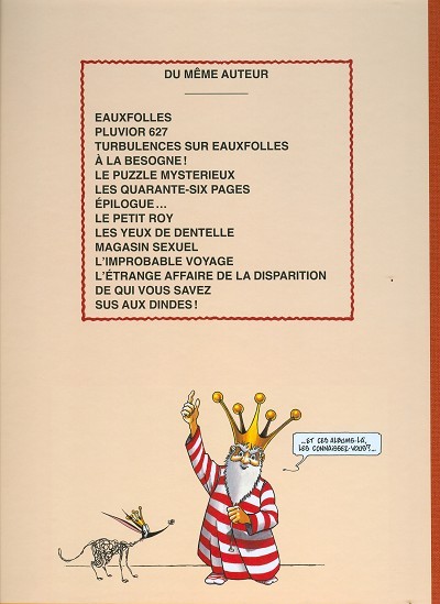 Verso de l'album La Nef des fous Tome 9 Sus aux dindes !