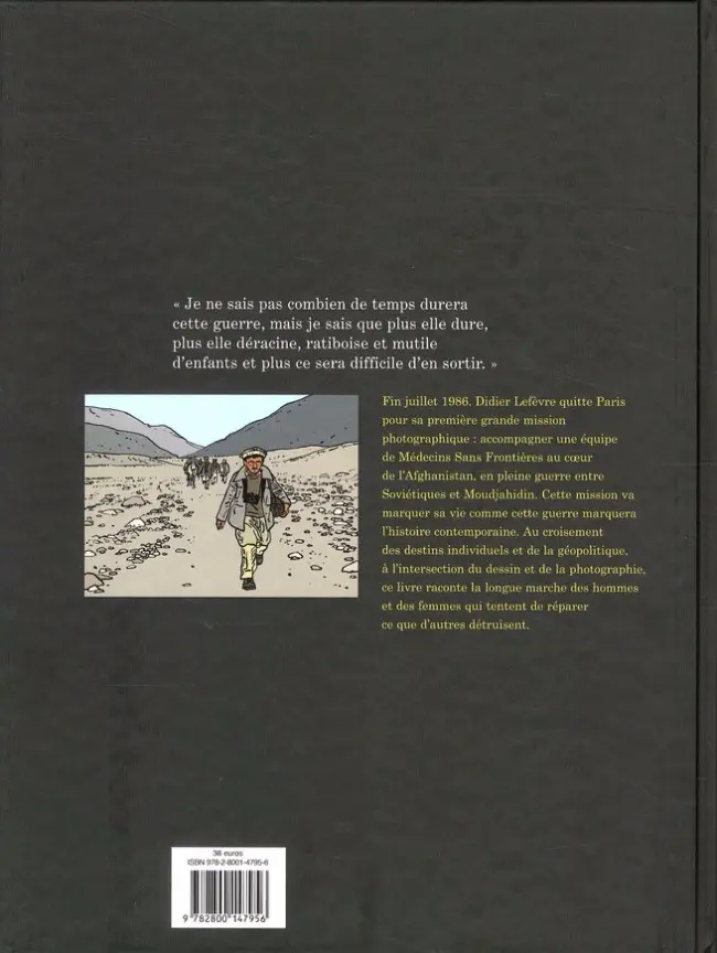 Verso de l'album Le Photographe Édition intégrale