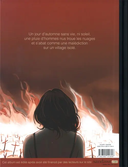 Verso de l'album La pluie des corps