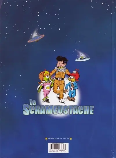 Verso de l'album Le Scrameustache Tome 3 Le continent des deux lunes