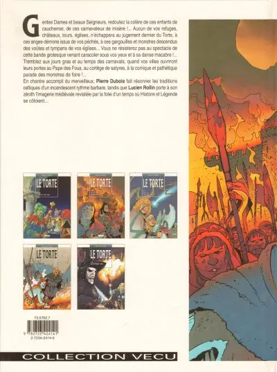 Verso de l'album Le Torte Tome 2 La geste sombre
