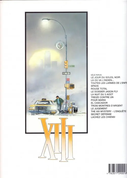 Verso de l'album XIII Tome 2 Là où va l'indien...