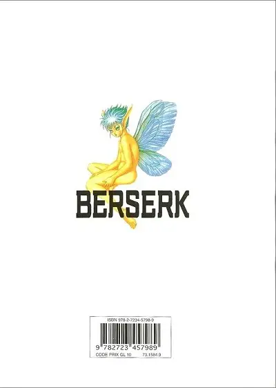 Verso de l'album Berserk 19