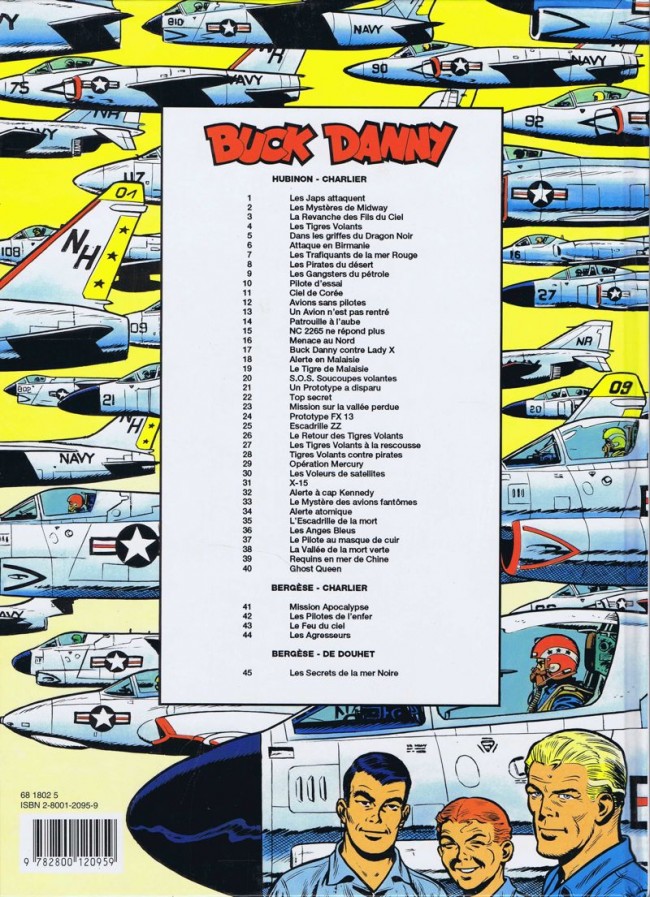 Verso de l'album Buck Danny Tome 45 Les Secrets de la mer Noire
