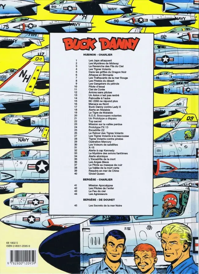 Verso de l'album Buck Danny Tome 45 Les Secrets de la mer Noire