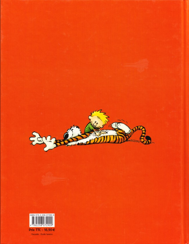 Verso de l'album Calvin et Hobbes Intégrale 6