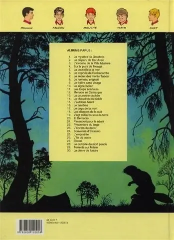Verso de l'album La Patrouille des Castors Tome 30 La pierre de foudre