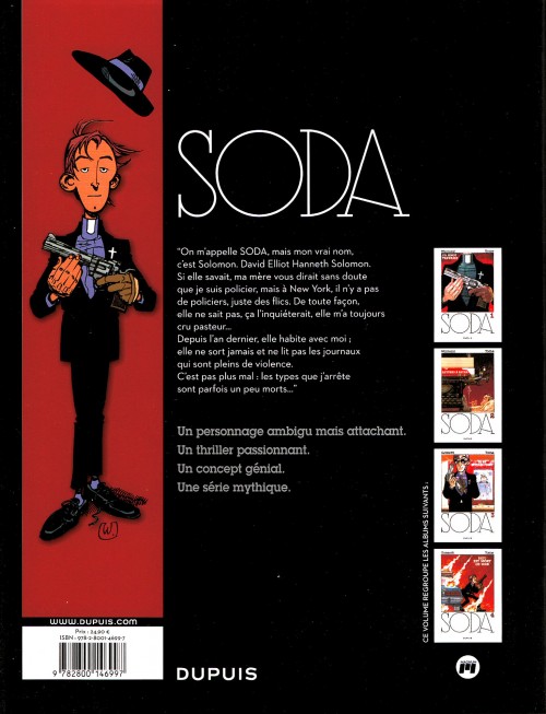 Verso de l'album Soda Intégrale Volume 1