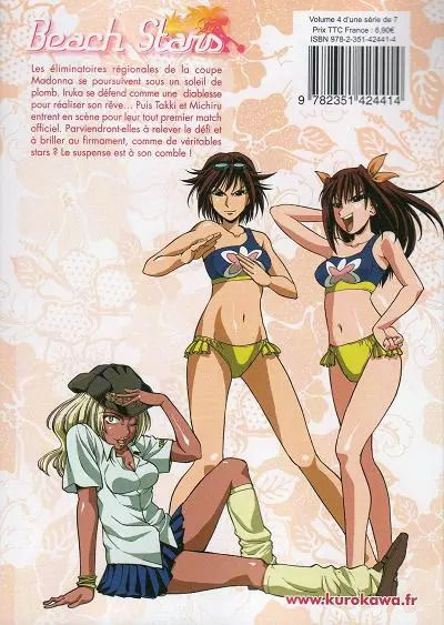 Verso de l'album Beach Stars 4