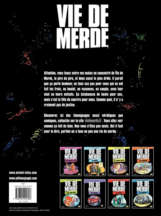 Verso de l'album Vie de merde Best of