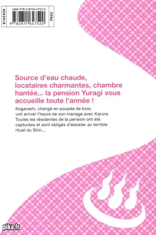 Verso de l'album Yûna de la pension Yuragi 8