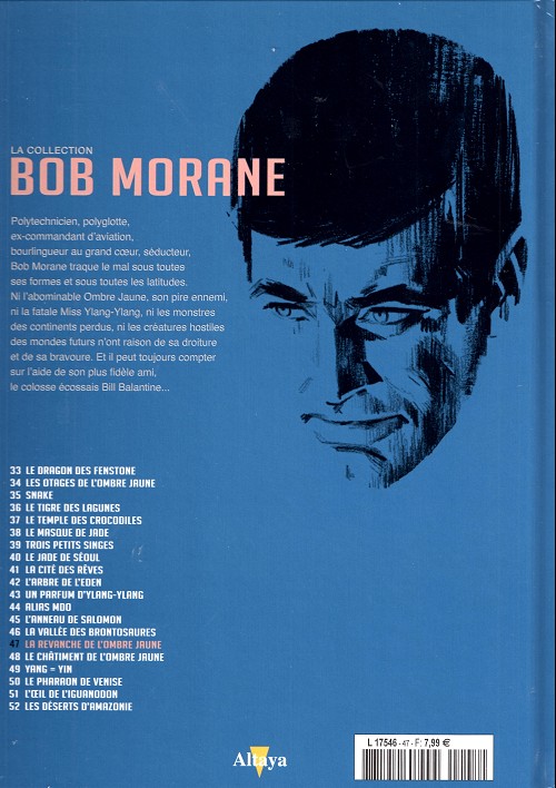 Verso de l'album Bob Morane La collection - Altaya Tome 47 La Revanche de l'Ombre Jaune