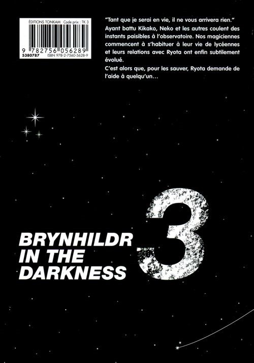 Verso de l'album Brynhildr in the Darkness 3