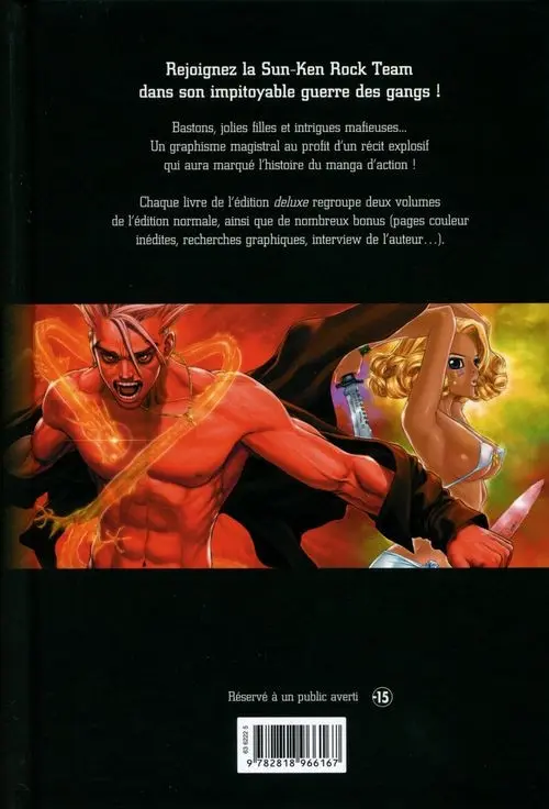 Verso de l'album Sun-Ken Rock Édition Deluxe Livre 3