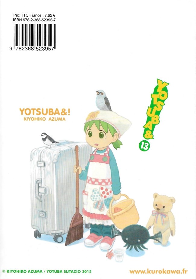 Verso de l'album Yotsuba & 13