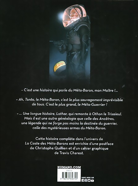 Verso de l'album Les Armes du Méta-Baron