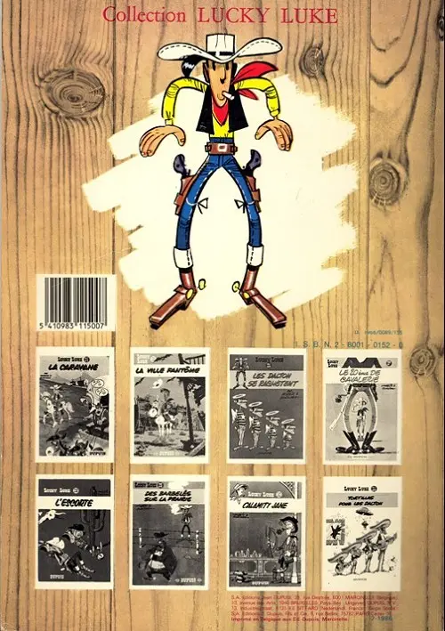 Verso de l'album Lucky Luke Tome 13 Le juge