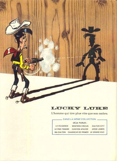 Verso de l'album Lucky Luke Tome 40 Le grand duc