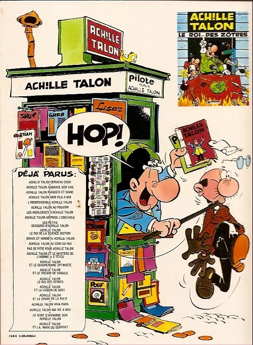 Verso de l'album Achille Talon Tome 11 Brave et honnête achille talon