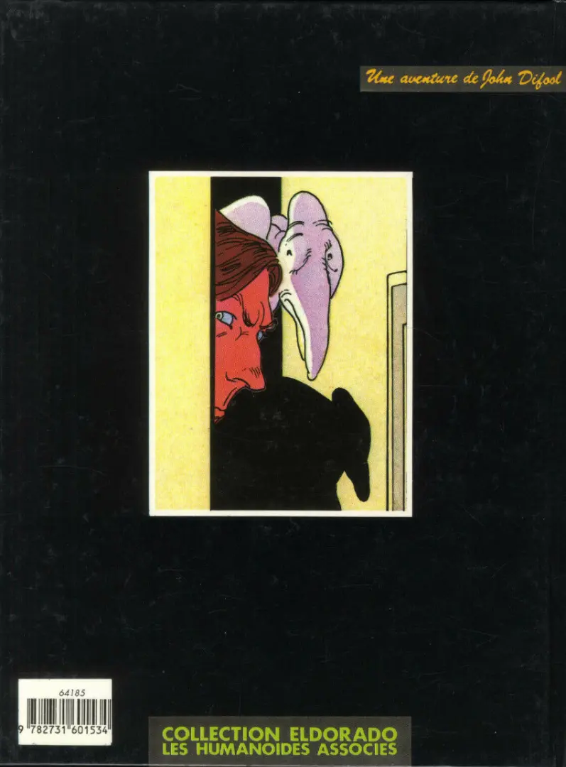 Verso de l'album L'Incal Tome 2 L'incal lumière