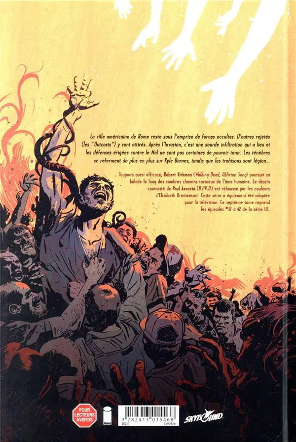 Verso de l'album Outcast Tome 7
