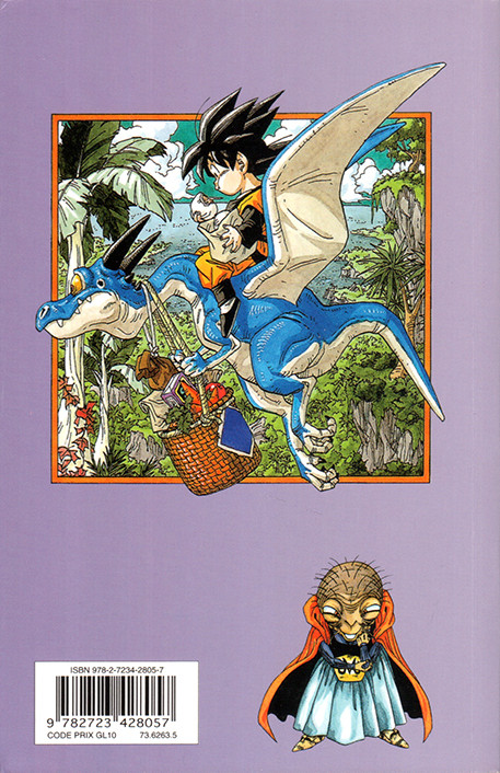 Verso de l'album Dragon Ball Tome 38 Le Sorcier Babidi