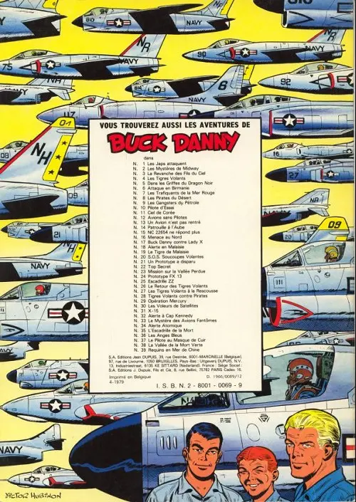 Verso de l'album Buck Danny Tome 32 Alerte à Cap Kennedy