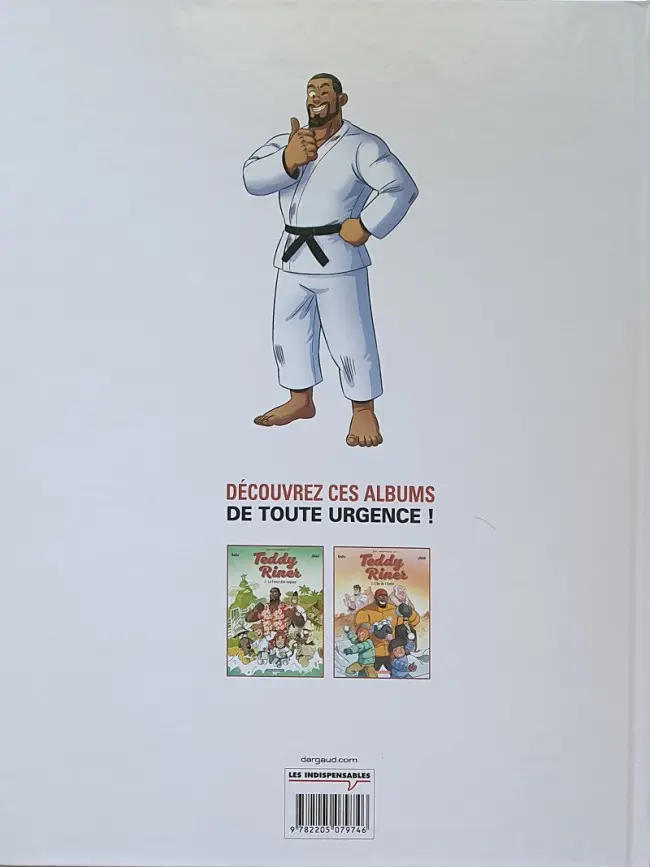 Verso de l'album Les aventures de Teddy Riner Tome 1 La colère du dragon