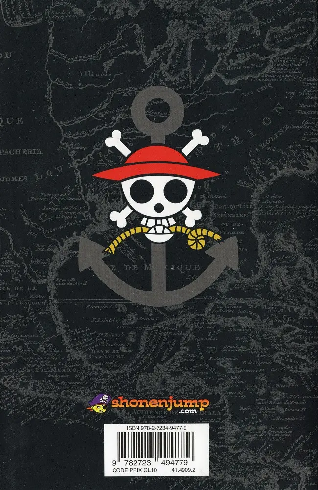 Verso de l'album One Piece Tome 21 Utopia