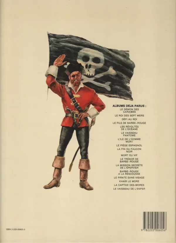 Verso de l'album Barbe-Rouge Tome 13 Barbe-Rouge à la rescousse