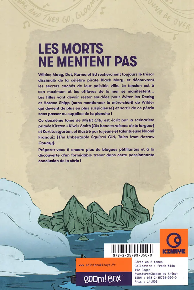 Verso de l'album Misfit City 2