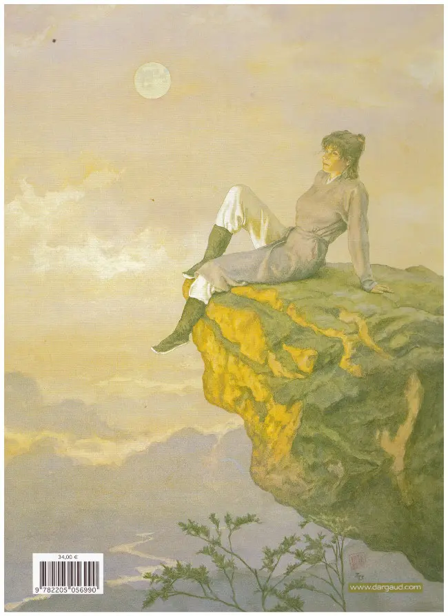 Verso de l'album Le Moine fou Poussière de vie