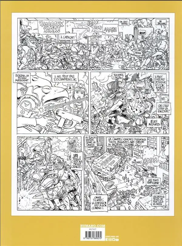 Verso de l'album L'Incal Tome 1 L'incal noir
