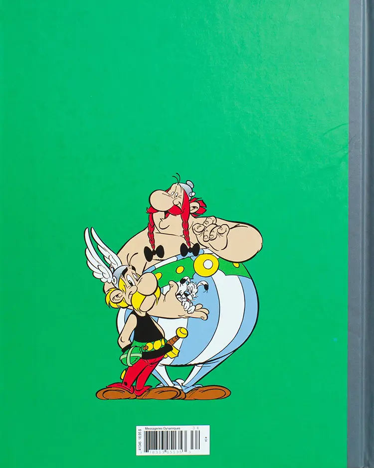 Verso de l'album Astérix La collection officielle HS III Astérix et la Surprise de César - L'Album du film