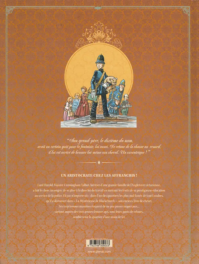 Verso de l'album Lord Harold, douzième du nom Tome 1 Blackchurch