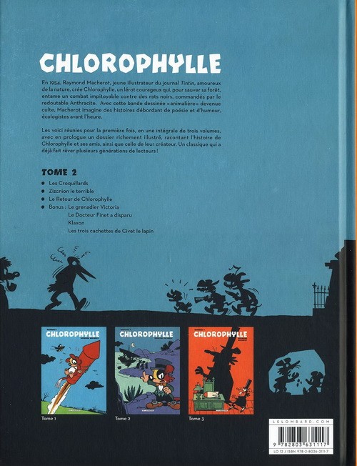 Verso de l'album Chlorophylle Intégrale 2