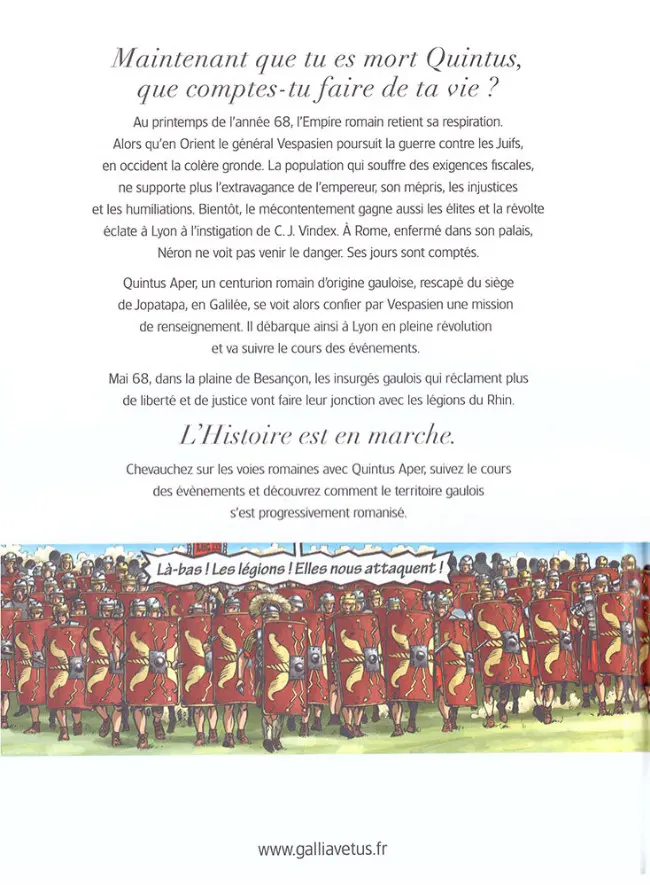 Verso de l'album L'année des quatre empereurs 1 Mai 68