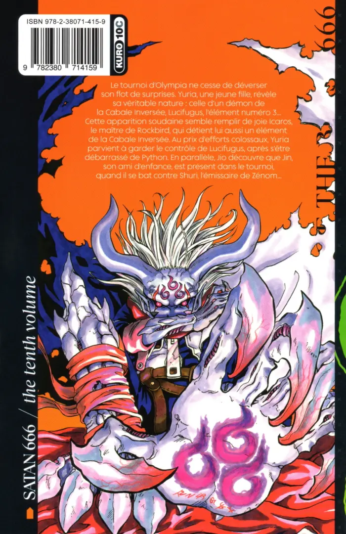 Verso de l'album Satan 666 10